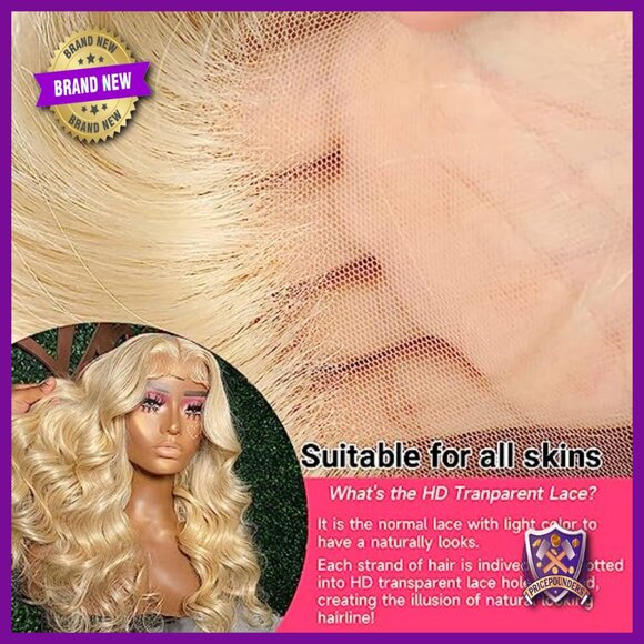 13x6 HD Lace Front Wig Human Hair 200 Density Body Wave 28 Inch